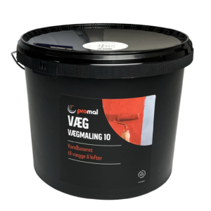 Promal væg & loftmaling glans 10, 10L - Hvid