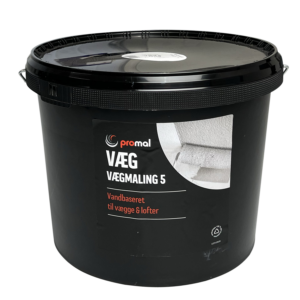 Promal væg & loftmaling glans 5, 10L - Hvid